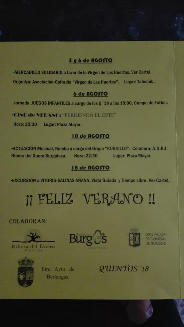 VERANO CULTURAL 2019